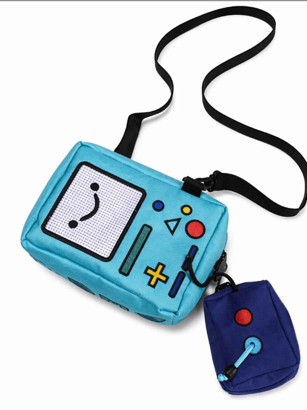 Adventure Time BMO Handbag crossbody Bag with Coin pouch NWOT measurement in pic